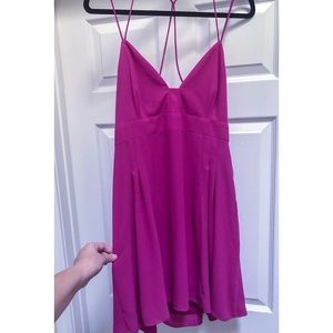 NWT Strappy Express dress in Fuschia! Size 12